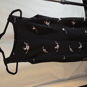 Jones New York Dress, Size 6, Black, Embroidered
